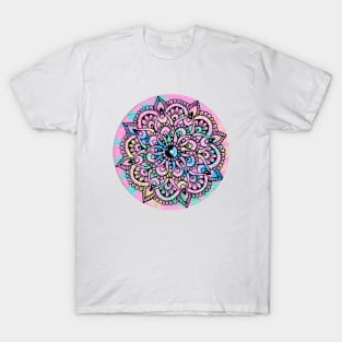 Pink Pastel Mandala T-Shirt